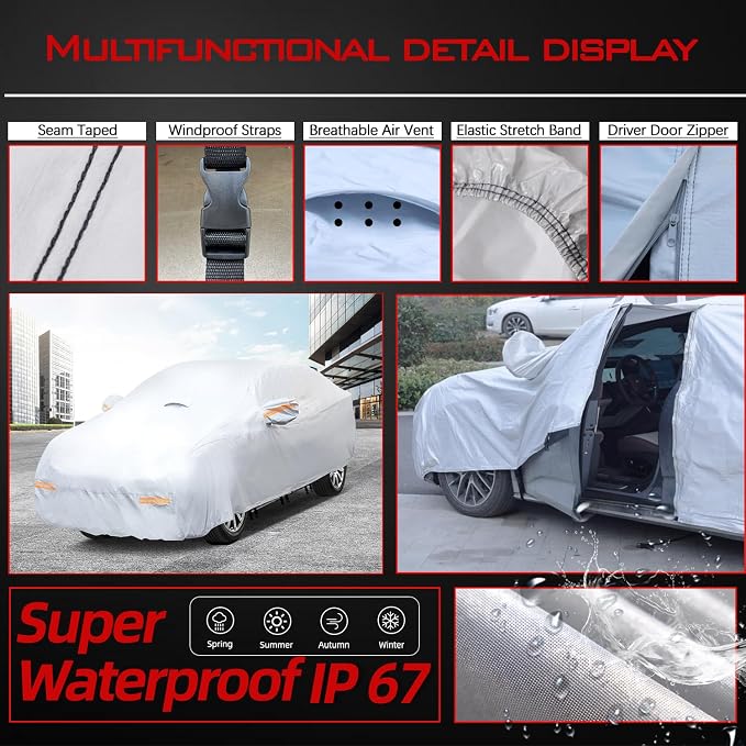 30 Layers Heavy Duty SUV Car Cover - Image 4