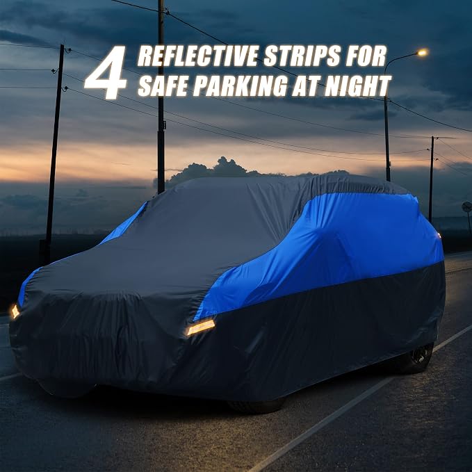 SUV Car Cover Hatchback Cover Waterproof All Weather, Outdoor Car Covers - Image 6