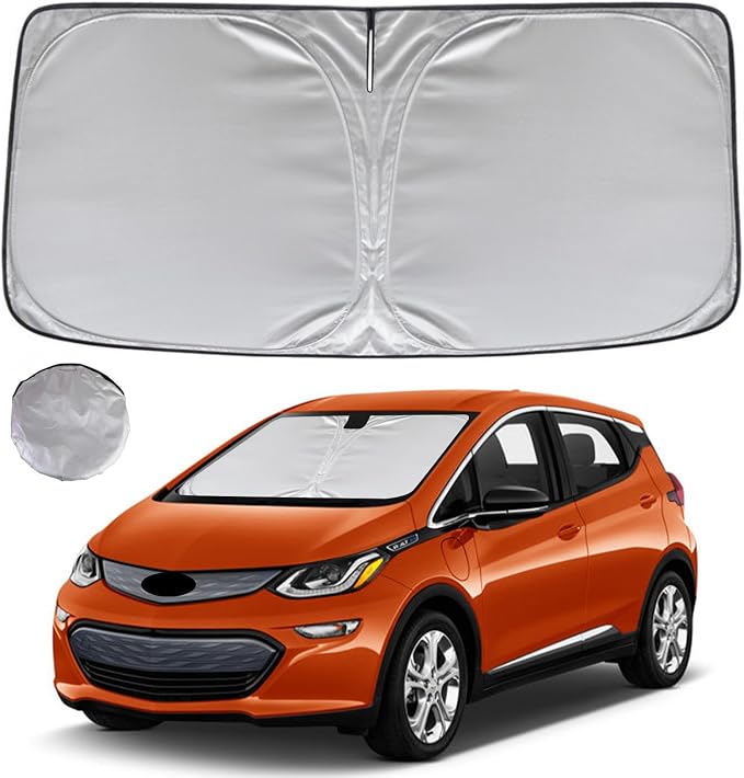 KAYZT Windshield Sun Shade for 2017-2024 Che-vrolet/Chevy Bolt EV Foldable by KAYZT