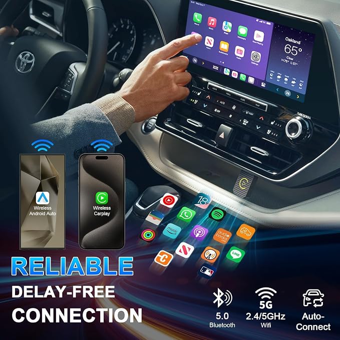 Mini Wireless CarPlay and Wireless Android Auto Adapter 2025 - Image 3