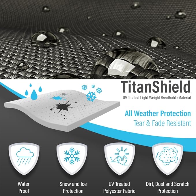 Deluxe Motorcycle Cover, Waterproof All Weather Outdoor Protection Universal - Image 5