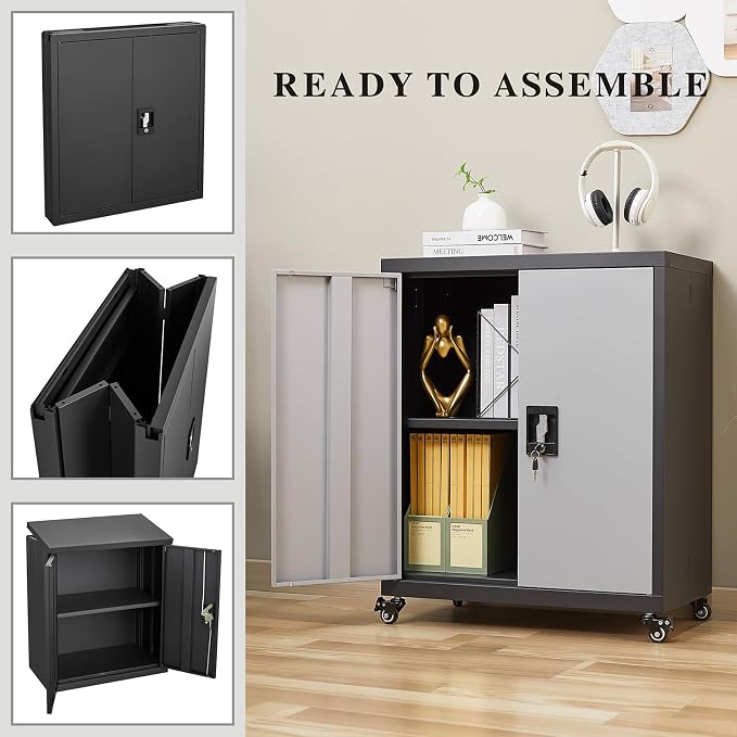 LUCYPAL Metal Storage Cabinet - Image 4