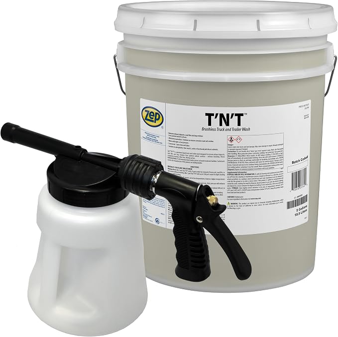 Zep TNT Brushless Truck and Trailer Wash Concentrate 5 Gal Model 481 Foamer 96 - Image 4