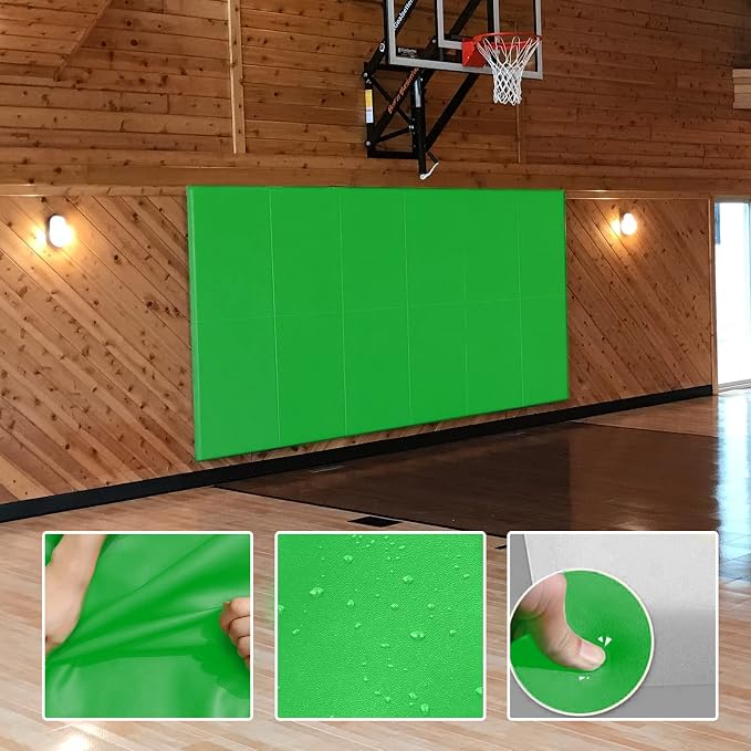 PROGOAL 2"/4" Thick Foam Protection Wall Pad，Gym Basketball-Court - Image 3