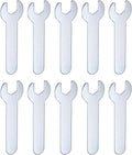 HARFINGTON 10pcs Small Wrench 10x70x1.5mm Metric U-Shaped Single Open Ended by HARFINGTON