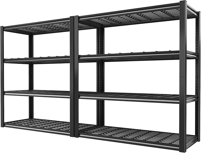 REIBII 40" W Storage Shelves 2200LBS Garage Shelving Heavy Duty Metal Shelving by REIBII