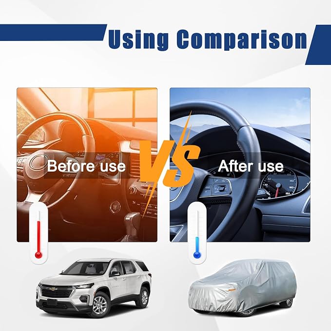 Kayme 6 Layers SUV Car Cover Custom Fit - Image 4