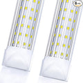 (6-Pack, 8FT LED Shop Light, U Shape Integrated T8 LED Tube Light, 6000K Cold by FTUBET