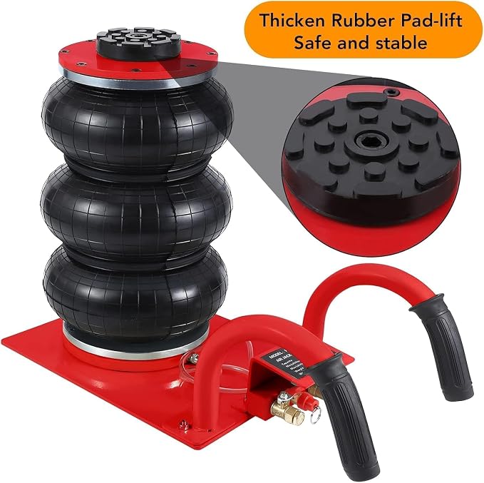 Air Jack, Heavy Duty 3 Ton/6600 lbs Air Bag Jack-3-Ply Pneumatic Lift up to - Image 3