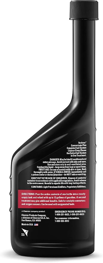 Chevron 67740-CASE Techron Concentrate Plus Fuel System Cleaner - 12 oz. - Image 3