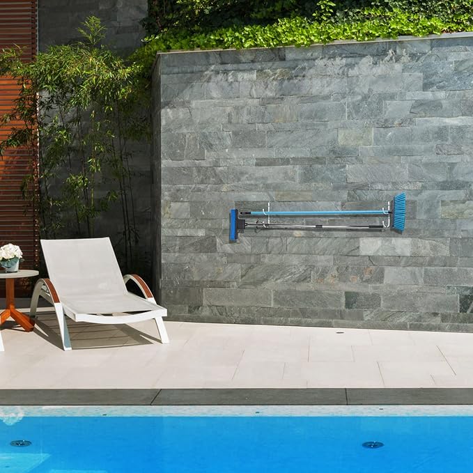6 Pieces Pool Pole Hook Hanger Swimming Metal Brackets Pool Hook - Image 2