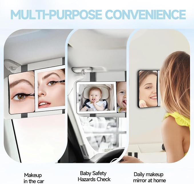 Car Sun Visor Vanity Mirror - Image 7