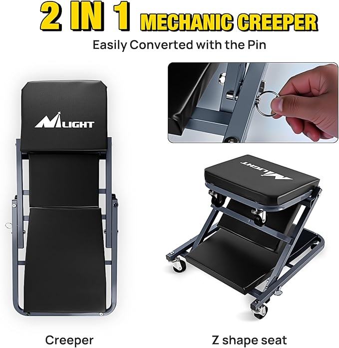Nilight 36" Z Creeper - Image 4