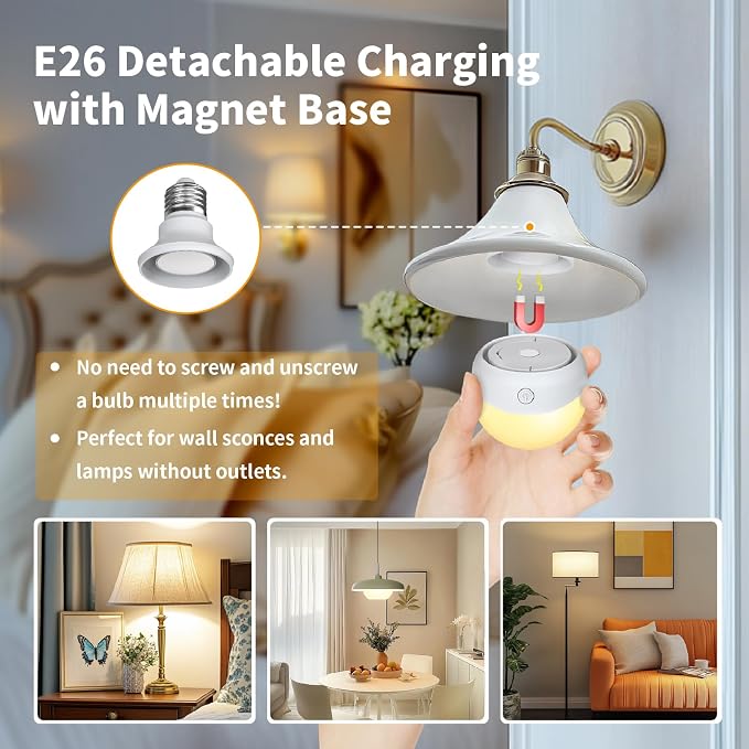 HISTAR Rechargeable Light Bulbs, 2500mah Battery Light Bulbs - Image 2
