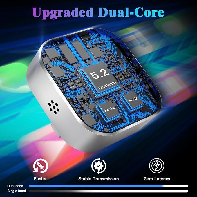 Wireless CarPlay Adapter for iPhone, 2025 Upgrade Convert Wired to Wireless Car - Image 3