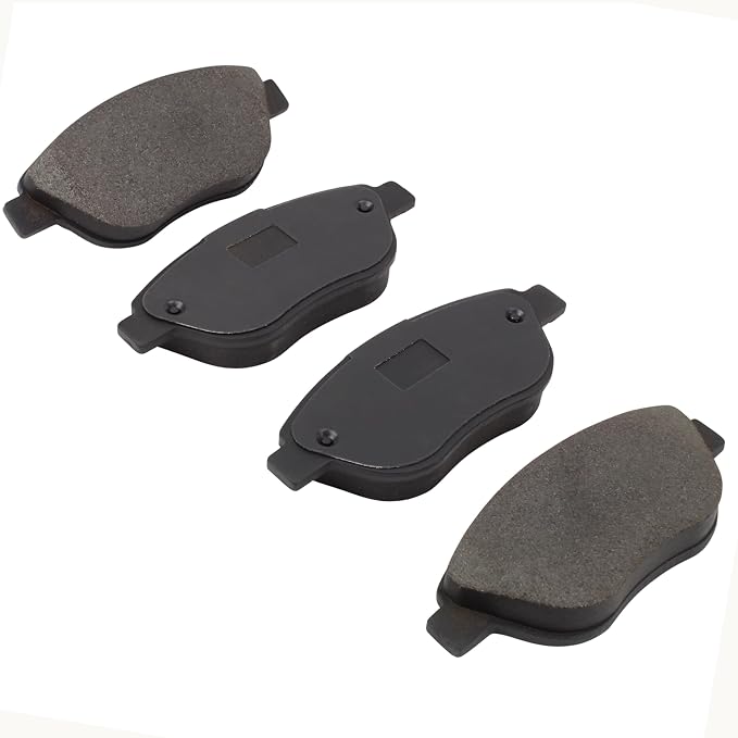 Premium Semi-Metallic Front Brake Pads Compatible - Image 2