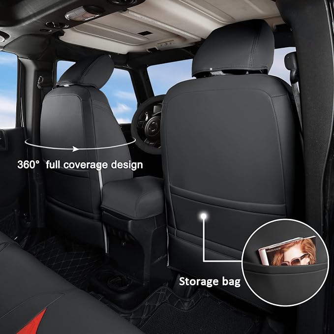 GIANT PANDA Customized Full Set Car Seat Covers - Image 3