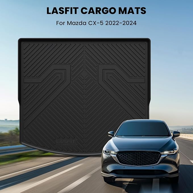 LASFIT Cargo Mat for Mazda CX5 2017-2025, CX 5 All Weather Trunk Mat for 2017 - Image 7