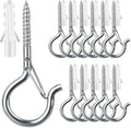 12 PCS Q-Hanger Hooks, Screw Hooks by FSAH