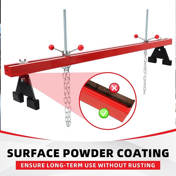 KUAFU Engine Support Bar 1100lbs Capacity Motor Transverse Bar - Image 4