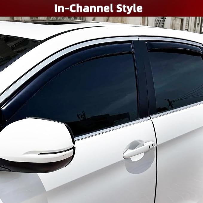 in Channel Window Visors Rain Guards Fit - Image 3