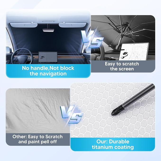 Cartist Windshield Sun Shade Fits - Image 5