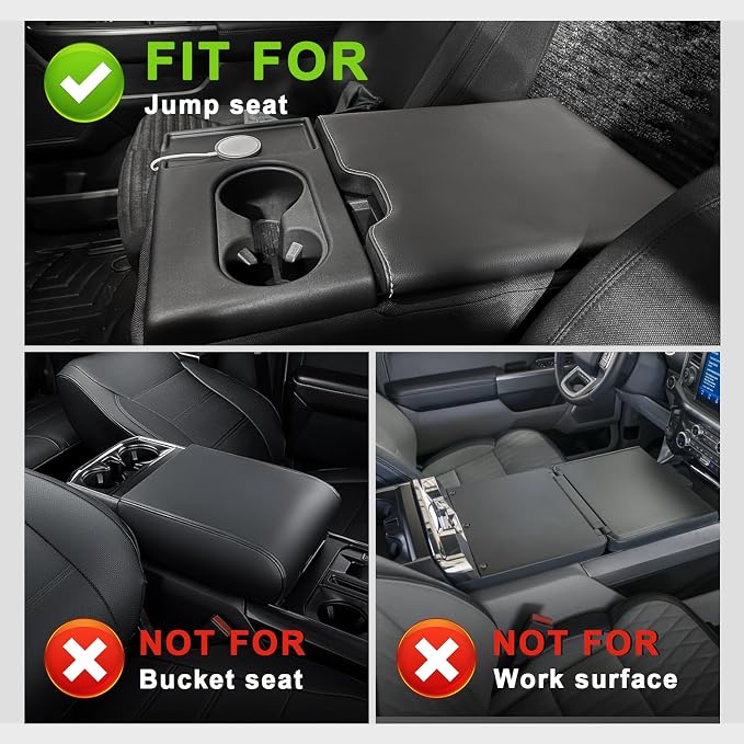 Muslogy Center Console Armrest Cover Compatible - Image 8