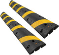 Xpose Safety 2-Pack Speed Bump Strips – 6 Ft Rubber Speed Humps by XposeSafety