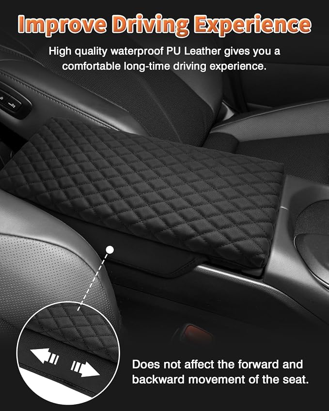Shademax Toyota Crown Center Console Cover, Armrest Cover Cushion Pad - Image 4