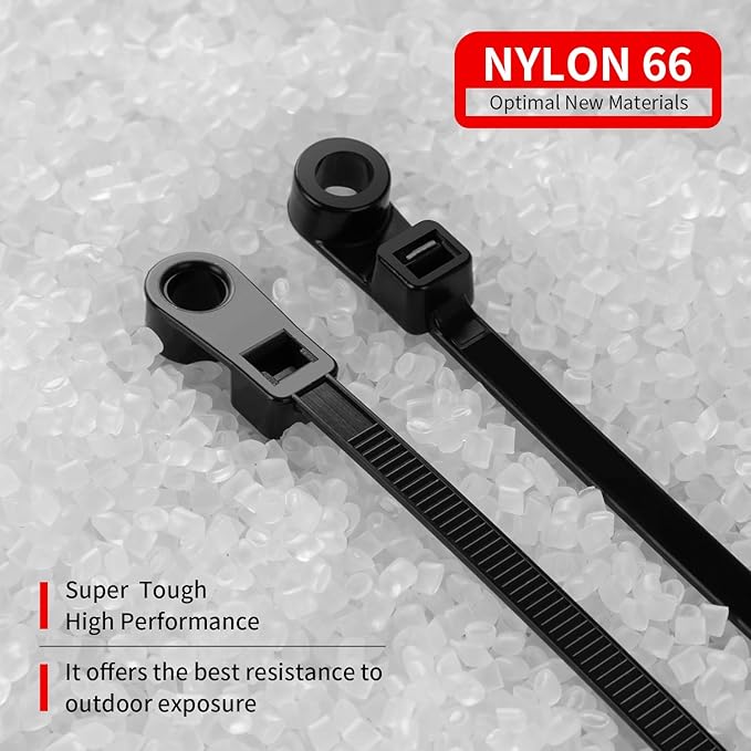 1000 PCS 14 inch Black Zip Ties - Image 3