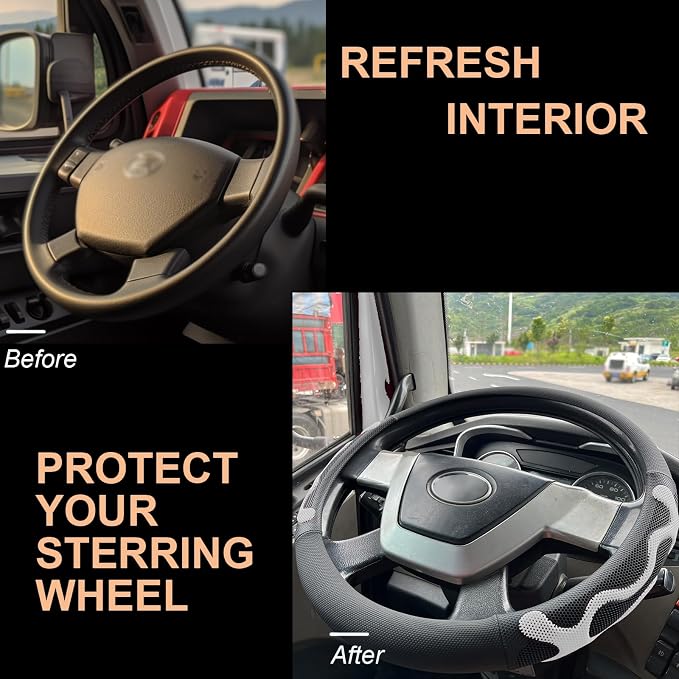 PINCTROT XL Size 17.5-18 Inch Comfy Grip Steering Wheel Cover - Image 4