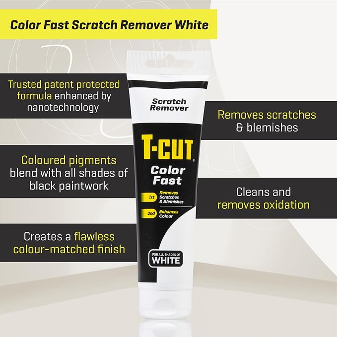 T-Cut Color Fast White Car Wax Polish Scratch Remover Color Enhancer, 5.3 Oz - Image 4
