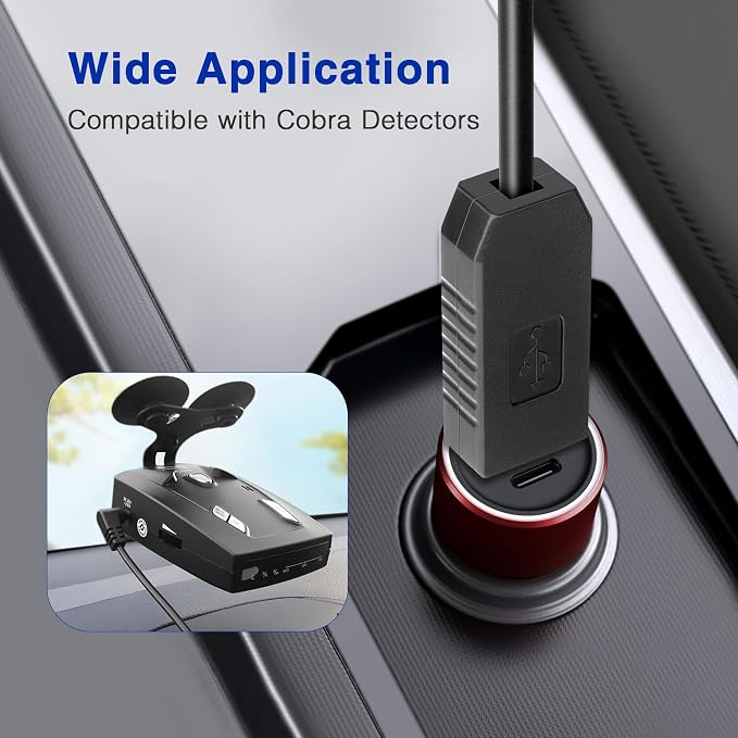 Radar Detector Power Cable for Cobr RAD350 380 450 480i 700i XRS9370 955 5300 - Image 6