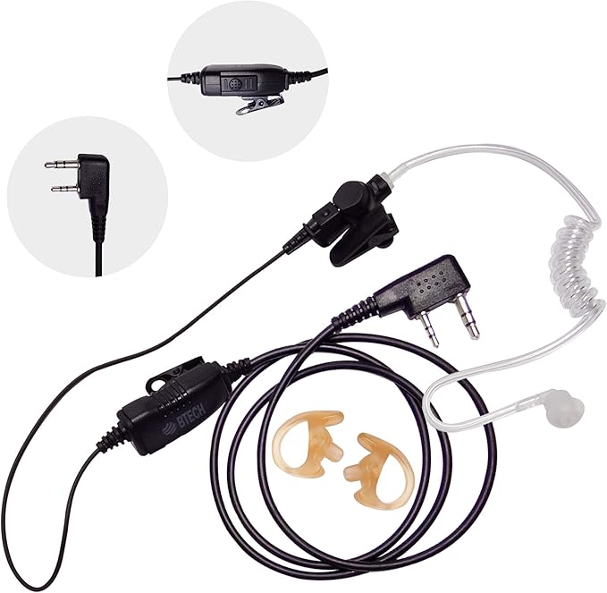 BTECH QHM07 Platinum Series Noise-Cancelling Earpiece - Image 2