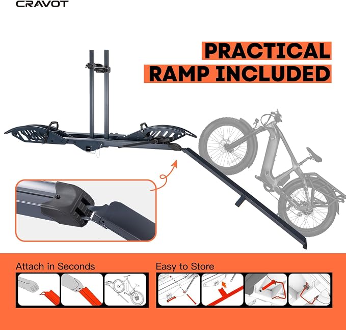 CyberRack E2 Hitch 2 E-Bike Rack - Image 2
