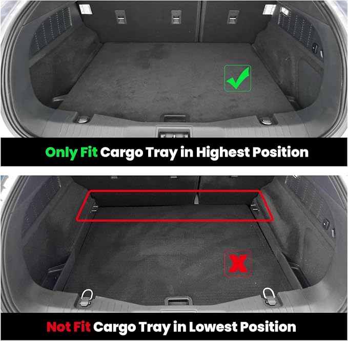LASFIT Trunk Mat for Ford Mustang Mach-E 2021-2025 TPE All Weather Custom Fit - Image 2
