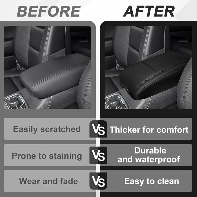 Muslogy Center Console Armrest Cover Compatible - Image 6