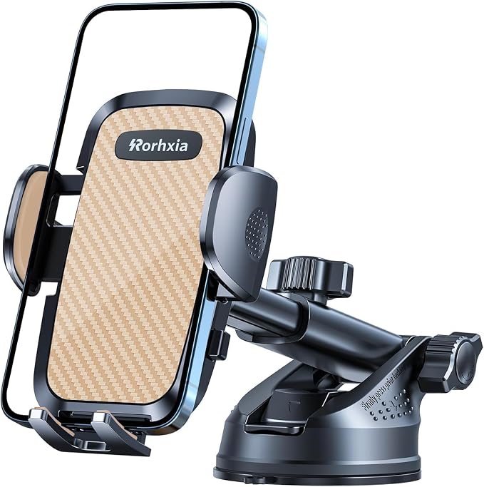 3-in-1 Phone Mount for Car Vent Dashboard Windshield Cell Phone Holder Car Fit by Rorhxia