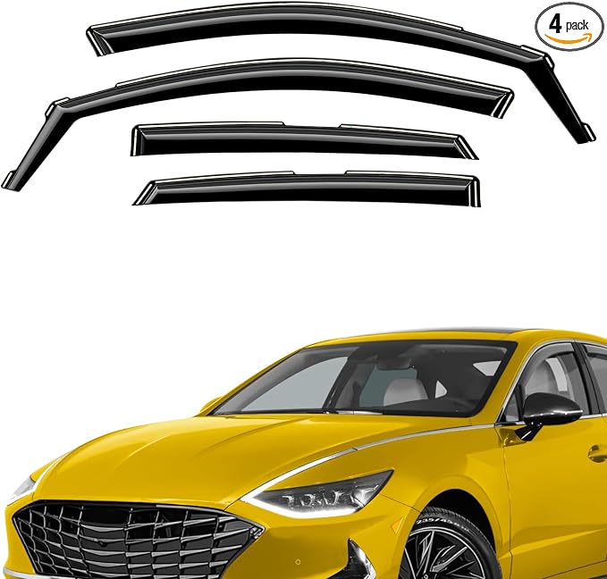 Extra Durable Window Deflectors in-Channel Window Visors Rain Guards Fit by AEROGUYSCustomfitrainguard