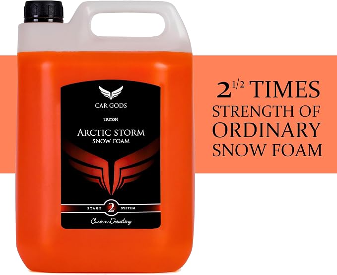 Car Gods Arctic Storm Super Thick Snow Foam Shampoo Orange Scent 170 Fl Oz - Image 5