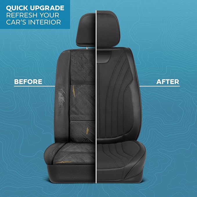 Elite Edition Faux Leather & Suede Seat Covers - Image 6