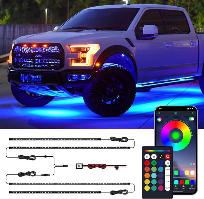 Underglow Kit for Car, Car Led Underglow Lights for Trucks by CT%C2%A0CAPETRONIX%C2%A0dedicated%C2%A0to%C2%A0the%C2%A0development%C2%A0of%C2%A0lighting