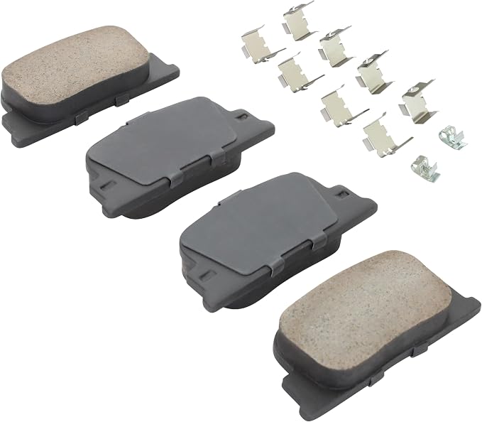 Premium Ceramic Rear Brake Pads Compatible - Image 2