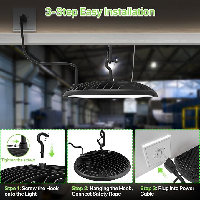High Bay LED Shop Lights 200W - Image 7