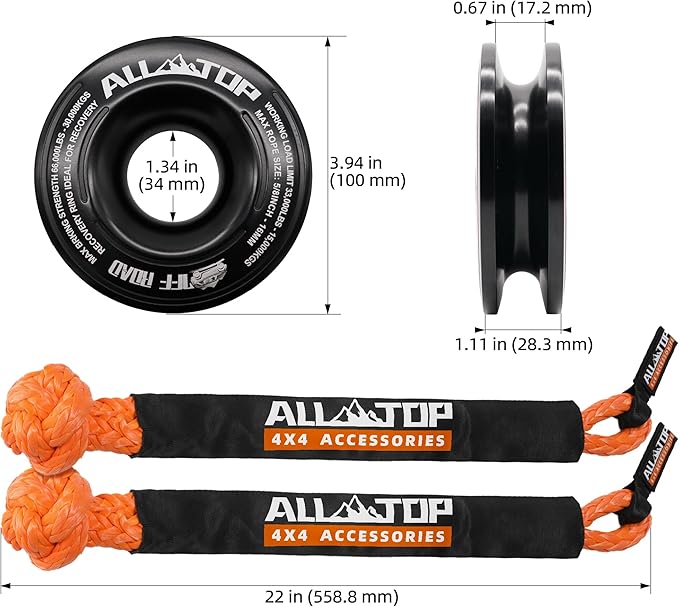 ALL-TOP Synthetic Soft Shackle & Recovery Ring Kit - Image 3