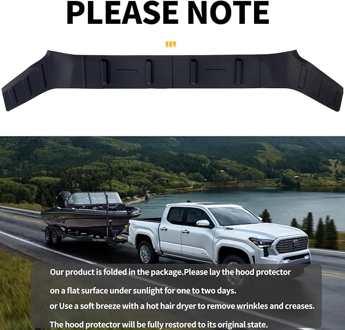 Hood Protector | Tailored for 2016-2023 Toyota Tacoma |Low Profile - Image 4