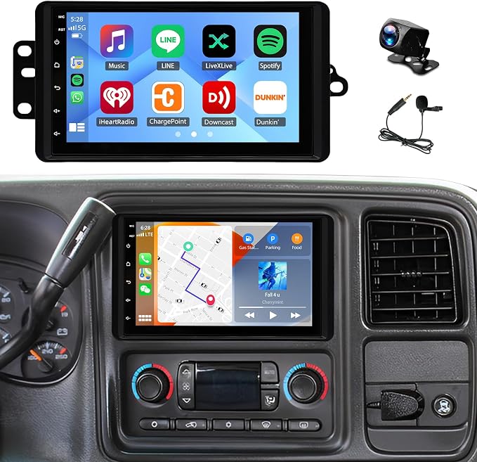 Car Radio for 2003 2004 2005 2006 Chevy Silverado 1500/2500/3500, GMC Sierra by Vorally