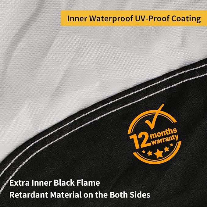 Coverado Motorcycle Cover Waterproof, All Weather Protection Outdoor Full - Image 8