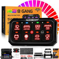 Auxbeam RGB 8 Gang Switch Panel 5.3 Inch RB80 XL by Auxbeam