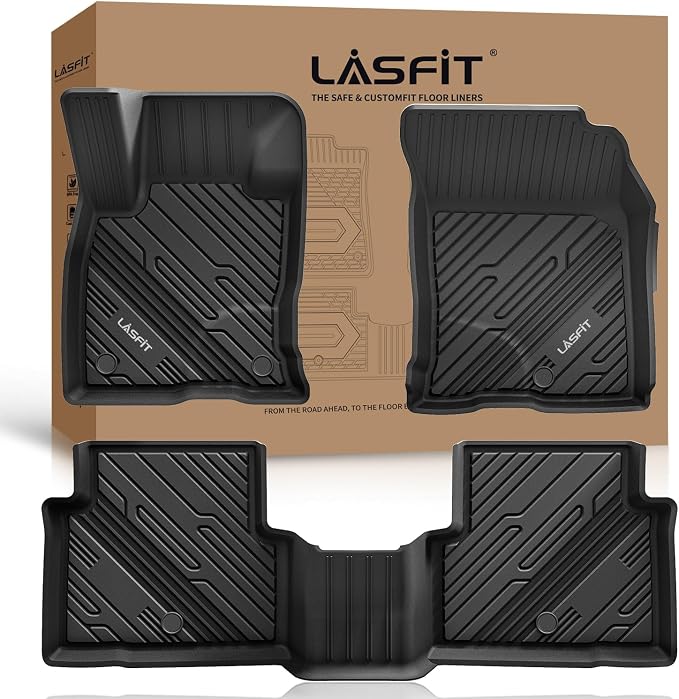 LASFIT Floor Mats for Ford Bronco Sport 2025 2024 2023 2022 2021 Carpeted Floor by LASFIT
